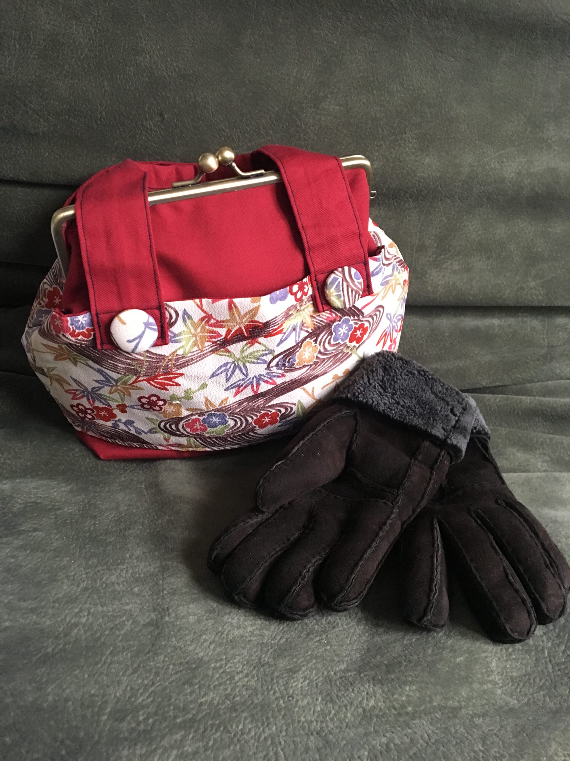 Red Frame Kimono Purse For  Hanging Out!!