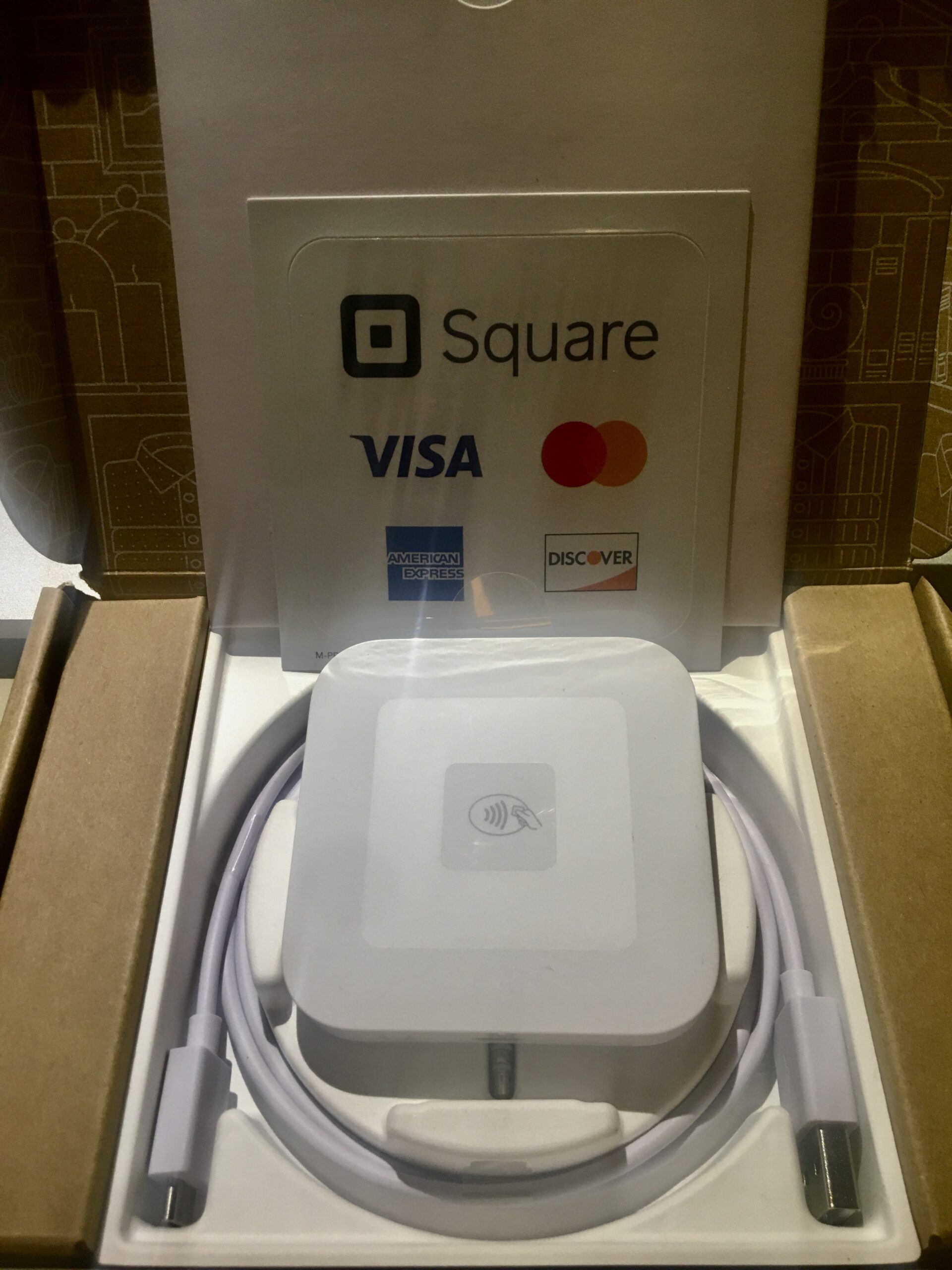 We start to accept the card payment!!